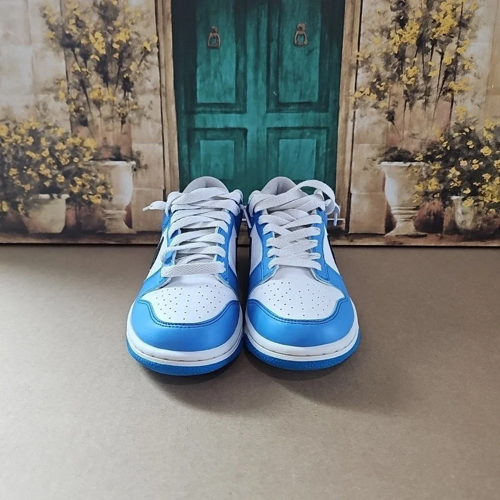 Nike‎ Dunk Low GS Photo Blue/White/Black FV7021-400 Unisex  Size 6.5